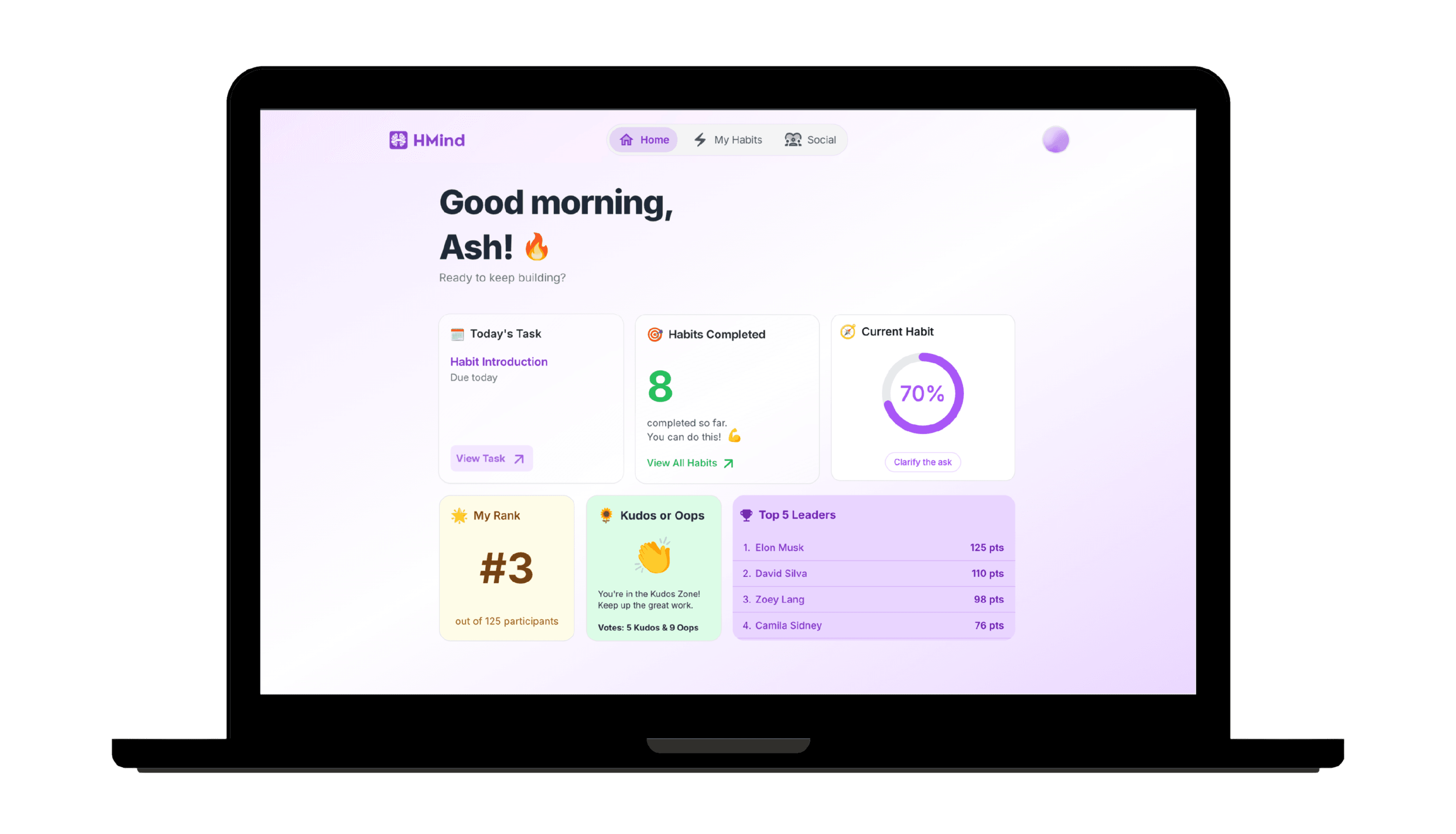 app screen